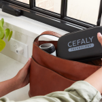 CEFALY Technology Launches Buy Back/trade In Program For Customers In Us And Canada Women getting CEFALY device out of the hand bag.